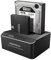 RSHTECH Hard Drive Dock, Aluminum USB 3.0 to SATA Dual Bay External Hard Drive Docking Station for 2.5 & 3.5 inch SATA HDD SSD with Offline Clone/Duplicator Function, Support UASP & 2x16TB (RSH-DS01)