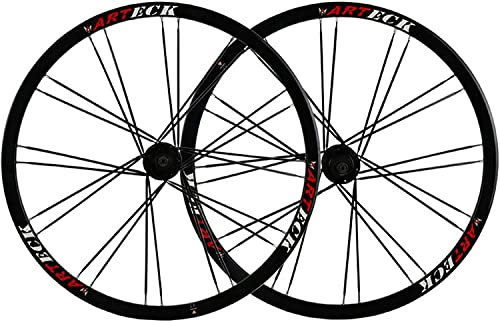Wheelset Mountain Bike Wheelset 26 Zoll, Aluminiumlegierung Rim V-Bremsscheibe Bremsbremsbremsen 24 Loch 7/8/9/10 Speed Cycling Bicycle Räder Road Wheel (Color : E, Size : 26inch)