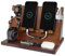 Geschenke für Männer Geburtstag Holz Telefon Dockingstation Uhren Geldbörsen Nachttisch Organizer Weihnachten Männer Geschenk, Geburtstagsgeschenke für Männer oder Vater Schreibtisch Organizer Holz