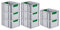 PROREGAL SuperSparSet 8x Eurobox NextGen Color | HxBxT 22x30x40cm | 20 Liter | Griffe grün geschlossen | Glatter Boden | Eurobehälter, Transportbox, Transportbehälter, Stapelbehälter