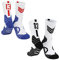 MAHZA 2er-Pack Elite-Basketball-Socken Team Nummer Socken Kompression Unisex Baumwolle Sportliche Socken Fans Geschenk (13-2,F)