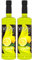 Mikah - Premium Flavors - Lemon (Limone) x2 | Sciroppo Per Drink e Dessert | Uso Professionale | 2 Bottiglie da 1 Litro (2x1000ml)