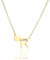 HSWYFCJY Halskette Damen Gold Kette mit Buchstabe R 316L Edelstahl Namenskette mit Herz Anhänger Verstellbar Initialen Halskette Personalisierte Schmuck Geschenke für Frauen Mädchen 45+5cm
