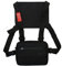 Maizoon Outdoor Brusttasche Multi Pocket Sport Rucksack mit Handyhalter Geeignet für Training Radfahren und Wandern, Schwarz