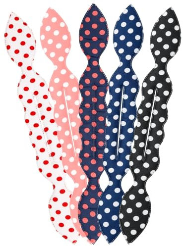 Tabanzhe Hair Bun Maker-5PCS Hair Foam Twister Sponge Lazy Hairpin Tool Hair Bun Maker Bun Shapers Hair Accessories for Girl Women Hair Styling