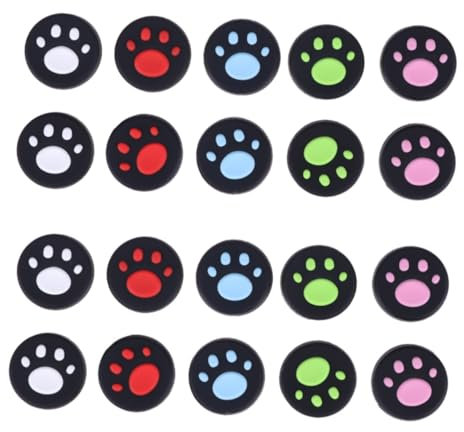 Uonlytech 2 Sets 10er-Pack Silikonkappen-Set für Tastenkappen Katzen-schutzhülle Gaming-pad-Abdeckung für Schutzhülle 10 Stück