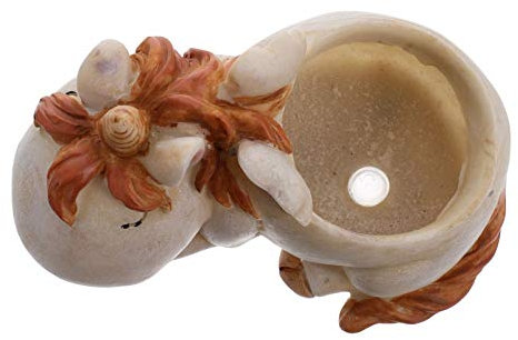 BESPORTBLE Blumentopf in Tierform Tierischer Pflanzer Weihnachtsdekorationen Desktop-blumentopf Mini-vase Ornament Dekorative Vasen Blumentöpfe Pflanzenbehälter Modellieren Alpaka Keramik
