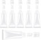 6 Stück Lipgloss Behälter Leere Lipgloss Tuben 10ml Lippenpflege Tube Transparente Kunststoff Weiche Selber Machen für Kosmetik Make up Reise