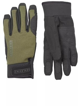 SEALSKINZ Harling Wasserdichter Allwetter-Handschuh, Olivgrün, Größe S, olivgrün, S