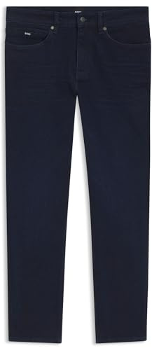 BOSS Herren H-Delaware Delaware Slim-Fit Jeans aus dunkelblauem Denim