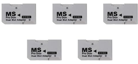 Piuusngy 5X Card Reader Micro-SD TF A MS PRO Card Adapter Slot Singolo Doppio per PSP Gamepad per PSP Card