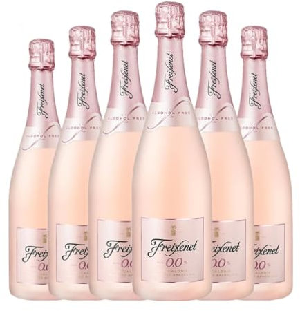 EspumosoFreixenetRosado 0,0 Rosé 75 cl Sin Alcohol Espumoso rosado (Caja de 6 Botellas de 75 cl)