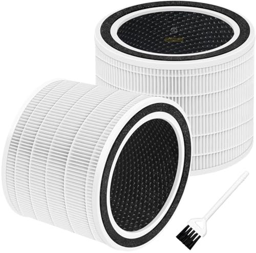 Core 300 Replacement Filter for Levoit Core Series Air Purifier, Filter True HEPA, Core 300-RF/Core 300S / Core300-PA-TX, Filter Air Purifier, 3-in-1 H13, Activated Carbon Cotton
