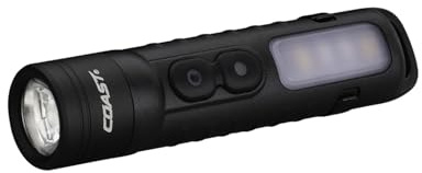 Coast KL35R 600 Lumen Rechargeable LED Pocket Flashlight with RED Light