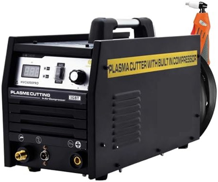 Kit di taglio al plasma Taglierina al plasma con saldatrice inverter con compressore d'aria incorporato con pompa d'aria for utensili in rame inossidabile HVC6000Pro(HVC6000Pro Cutter)