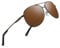 wearPro Polarised-Sunglasses-Mens-Womens-Pilot UV400 Protection Sun Glasses Black Classic Vintage Style Ultralight Shades For Driving Brown