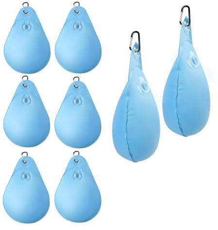 Fegtrtyoa 8 Pcs Pool Cover Weights with Hooks, Leakproof Swimming Pool Cover Hanging Bag for Above Ground Pool Cover