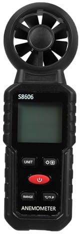 Mikikit Digitales Windgeschwindigkeitsmessgerät Für Außenbereich Aus Kompakter Windmesser Zur Genauen Luftgeschwindigkeitsmessung Tragbares Windgeschwindigkeitsmessgerät
