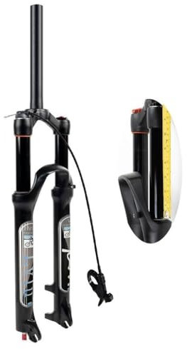 WIQUYBML Forcella Anteriore con Sospensione pneumatica da 26/27,5/29 Pollici, Escursione 160 mm per XC Offroad, Mountain Bike, Downhill