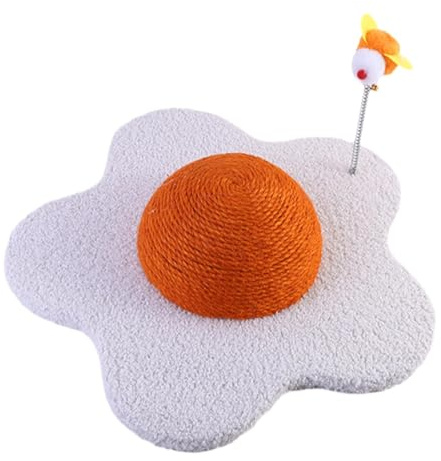 Stgfyxgs Juguete Interactivo para Gatos, Resistente Al Desgaste Y a Los Arañazos, con Forma de Flor, Rascador para Gatos.