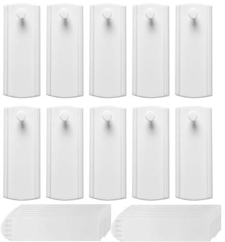 Sythrix Picture Hooks No Nails, 10 Picture Hangers with 20 Picture Hanging Strips,Universal Large Adhesive Picture Hooks Heavy Duty Wall Hanging Strips for Wall Frames on Home and Office