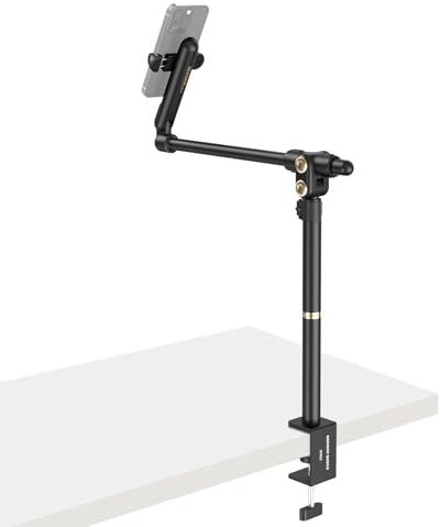 NEEWER Basics Overhead Handyhalterung, Metall Tischstativ Kamera Rig kompatibel mit iPhone Android Samsung, für Kochen, Makeup, Zeichnen, Vlogging, Live Streaming, Filmen und Videoaufnahmen, ST013