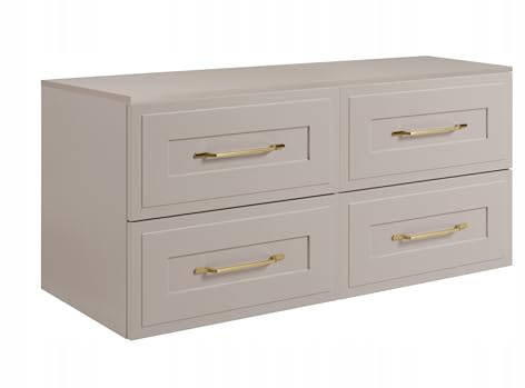 Rodan Moderne Möbel - Schrank Kaschmir - Möbelstück - Bastelregal – Bastelplatte 160,6 x 58,6 x 46 cm