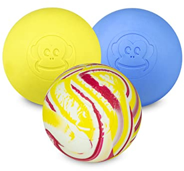 Captain LAX Massage Lacrosse Ball Original, Faszienmassage, 6 cm | Robuster Massageball aus Hartgummi, für Triggerpunkte und Muskelverspannungen