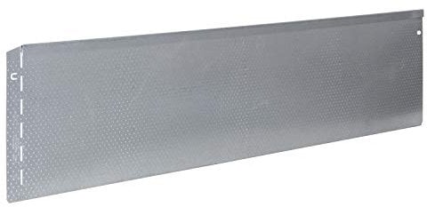 bellissa Rasenkante aus Metall mit Noppen-Struktur - 7071 - Stahlblech feuerverzinkt, silberfarbig - 118 x 20 cm, Nutzlänge 11,5 m - Mit patentierter Verbindungstechnik