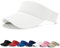 BLURBE Unisex Visor Cap Sonnenhut - Sandwich Golf Tenniskappe mit Sonnenblende, Baseball Kappe Baseballmütze Einstellbar Sommerhut mit Klettverschluss Freizeit Sommer Unisex