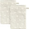 Erwin Müller Walk-Frottier Waschhandschuh 2er-Pack Baden Baden Natur Größe 15x21 cm - extra saugstark, schnell trocknend, samtweich