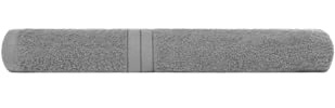 Brentfords 100% Cotton Bath Towels – Premium Quality, Super Absorbent & Quick Drying - Large Bathroom Towel - Grey Luxury Single Set - 70 x 115cm