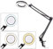 Hancaner LED Lupenleuchte it Klemme, Arbeitsplatzlampe, Dimmbar USB Aufladen 5 Dioptrien Lupe mit Licht, Schwenkarm,3 Farbmodi, 105-mm Glaslinse für Arbeit, Lesen, Hobbys und Nähen
