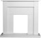Adam Sutton Fireplace in Pure White, 43 Inch