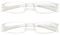 Mcoorn Lesebrille Blaulichtfilter Ultraleicht für Damen Herren, Lesehilfe Transparent Klein Biegsam Computer, Dioptrien +2,0