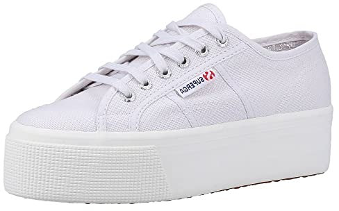 Superga 2790 Linea Up and Down Womens Flatform Trainers 5.5 UK Grey
