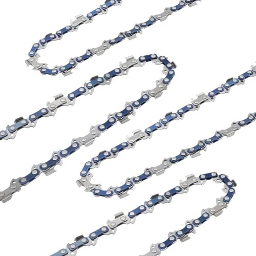 O-CONN Confezione da 4 catene per motosega da 50,8 cm, passo 0,3 cm, calibro 0,050, 72 maglie di trasmissione, adatte per Husqvarna 455, Stihl 026, Poulan, Makita e altri