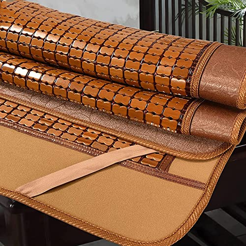 FENGSHOUU Faltbare Bambus-kühlmatratze,Atmungsaktive Karbonisierte Mahjong-bambusmatte,Sommer Schlafmatten Bett Matte,rutschfest Atmungsaktiv,Für Einzel-doppelbett-schulfamilie (180x200cm(71x79in))