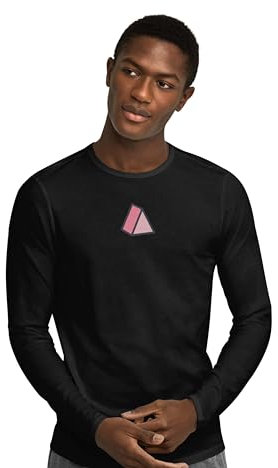 Green Fish Men's FDMLSI-104282 T-Shirt, Black, L
