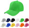 Aomig Basecap Unisex, Freizeit Baseball Cap Herren und Damen, Einstellbare Kappe mit Schirm, Sonnenschutz Baseballkappe für Outdoor Running Tennis Golf Reisen(Leuchtendes Grün)