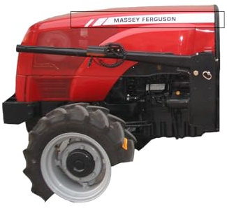 Massey Ferguson Aufkleber-Set Serie 3400 links 0.013.5878.0/2 und rechts 0.013.5876.0/2