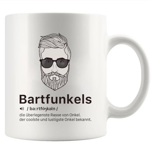 Bartfunkels Gifts for Uncle Mug for Father's Day Brother Niece Nephew Uncle Definition Funny Ceramic Coffee Mug 11oz White