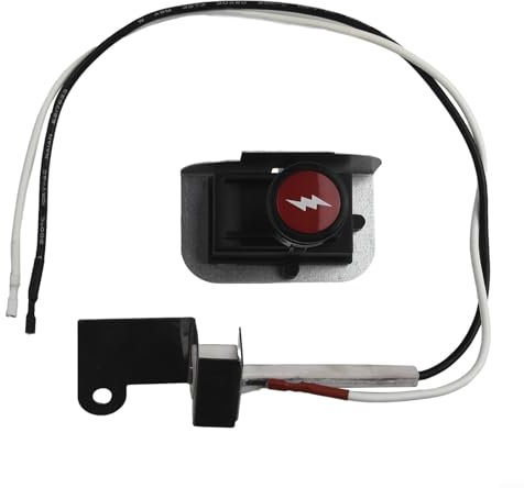 Gasgrill Zünder Kit Ersatzgrill Ersatzteile Zündmodul Zündknopf für Weber Q320 Gasgrill 586002, 57060001