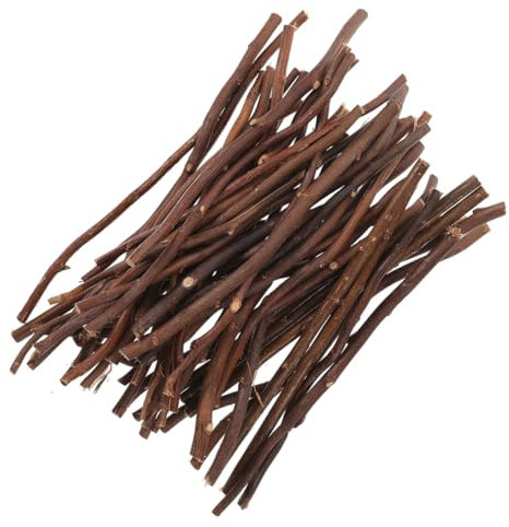 Amosfun 50pcs Natural Wood Sticks for Crafts Diy Wood Log Sticks for Crafts Making Photo Props Wall Decor