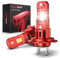 Torchbeam Bombillas H7 LED 18000LM, Lampara Faros Delanteros Coche 12V 26W 6000K Luces Blancas,1:1 Mini Kit de Conversión Halógena 12V, 2 Lámpara