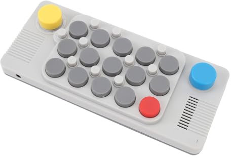 Tastiera Musicale Tascabile, Tastiera Musicale Elettronica Portatile Ricaricabile con Jack per Cuffie da 3,5 Mm, Accordatura Completa C3-C8 Regolabile, 20 Strumenti popolari.