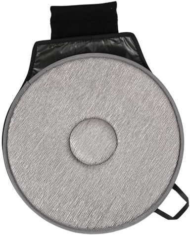 SOLUSTRE Drehbares Sitzkissen Für Auto Drehscheibe Sitzschutzpolster Rutschfest Komfortabel Und Atmungsaktiv Einsetzbar Für Sitzgelegenheiten