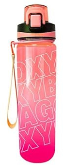 Oxy Life Trinkflasche 800 ml - Ombre Rose, Auslaufsicher & Robust - Für Sport, Kinder Schule & Alltag, BPA-frei, Tritan, Wasserflasche, Outdoor, Fitness, Kinder, Erwachsene, Yoga