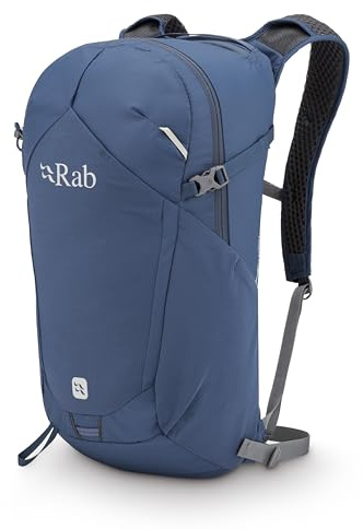 Rab Tygen Backpack - Tempest Blue - 12L(Back - M) | Lightweight Breathable Daypack, for Travel, Hiking, & Commuting
