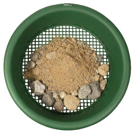 Generisch Colino per roccia, acciaio inossidabile, preciso e impilabile, strumento di lavaggio 'oro, per estrazione mineraria, giardinaggio, terra, roccia e granuli
